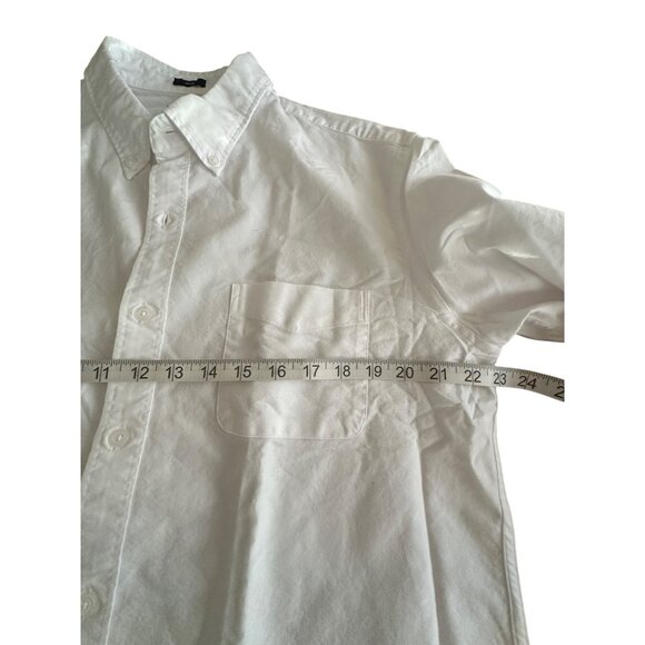 J. Crew Slim Untucked Flex Oxford Shirt Mens White Size XL Preppy NWT Formal - Picture 7 of 10